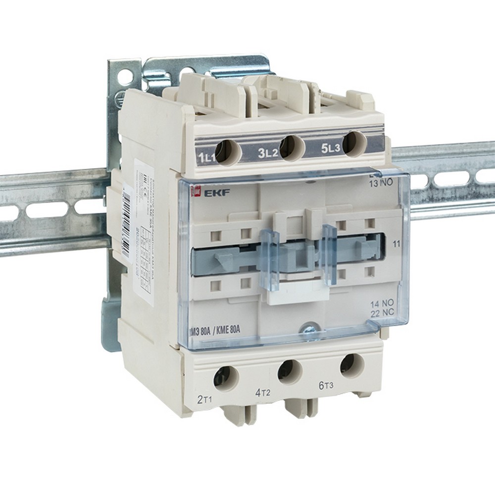 Контакторы Контактор EKF PROxima КМЭ малогабаритный 80А 220В NO+NC ctr-s-80-220 