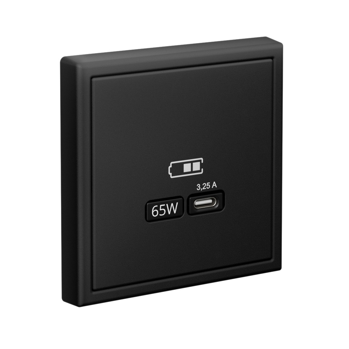 ArtGallery Карбон USB Розетка Systeme Electric ArtGallery Карбон тип-С 65Вт высокоскор.заряд. QC PD GAL001027