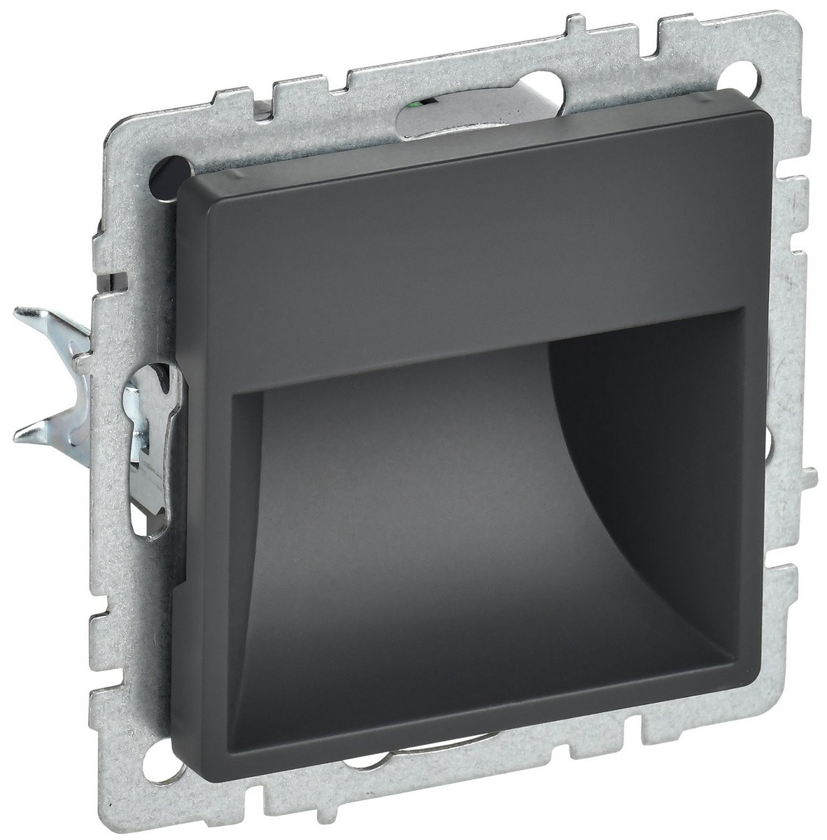 IEK Brite Графит Подсветка IEK BRITE LED встраиваемая ПЛ20-БрГ графит BR-FL20-K53