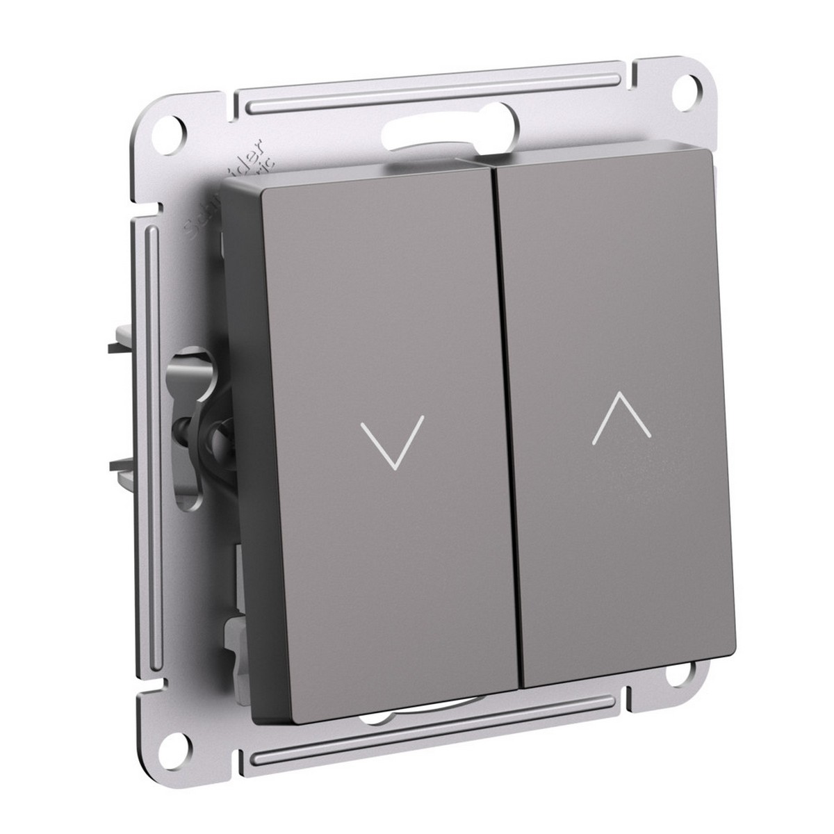 AtlasDesign Мокко Выключатель Systeme Electric AtlasDesign Мокко 2-клавишный жалюзи, 10А, механизм ATN000619