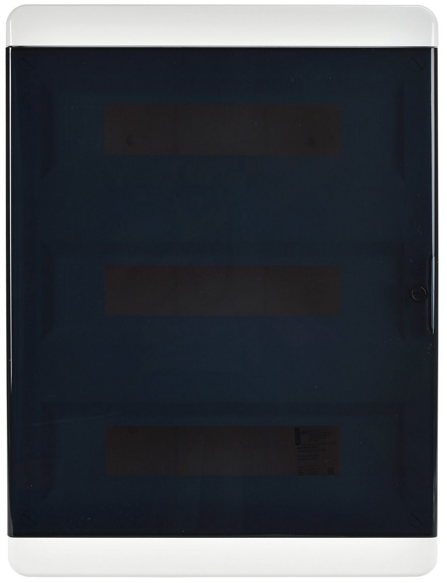 Пластиковые боксы и щиты IEK Корпус пластиковый IEK TEKFOR ЩРН-П-54 IP41 черн. прозр. дверь TF5-KP12-N-54-41-K01-K03