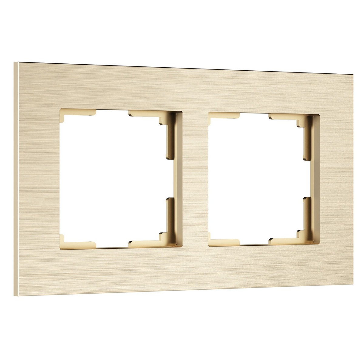 Рамки Werkel Alumax Рамка Werkel на 2 поста AluMax (шампань) W0023511 a066334