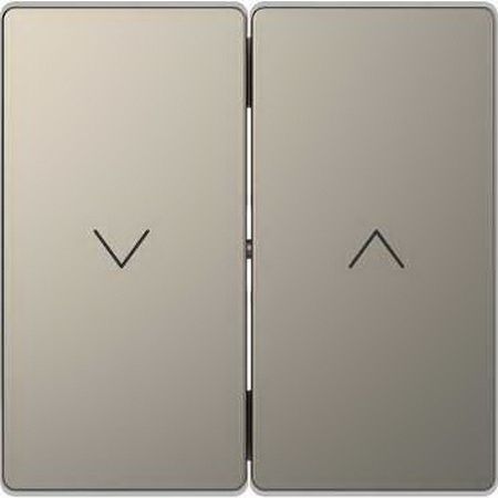 Merten D-Life Никель Выключатель жалюзи кнопочный Merten D-Life никель