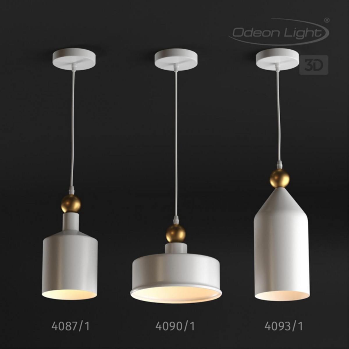 Подвесные светодиодные светильники Подвес ODEON LIGHT 4090/1 BOLLI 