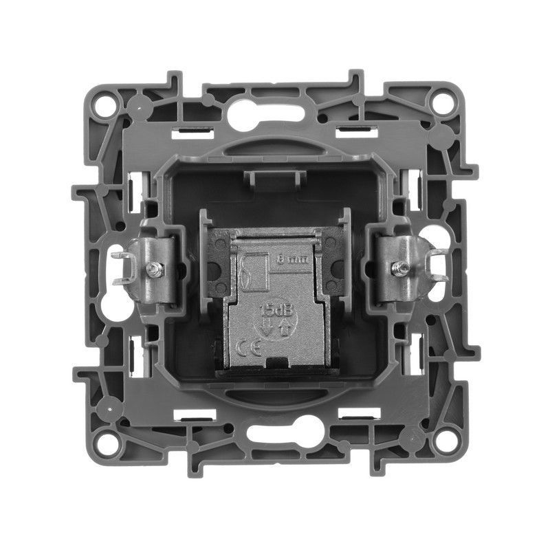 Legrand Etika Алюминий Розетка TV Legrand Etika алюминий проходная, 15дБ 672463