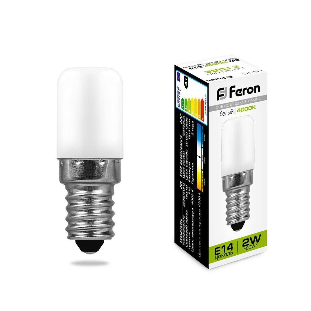 E14 Лампа светодиодная Feron LB-10 E14 2W 4000K 25897 