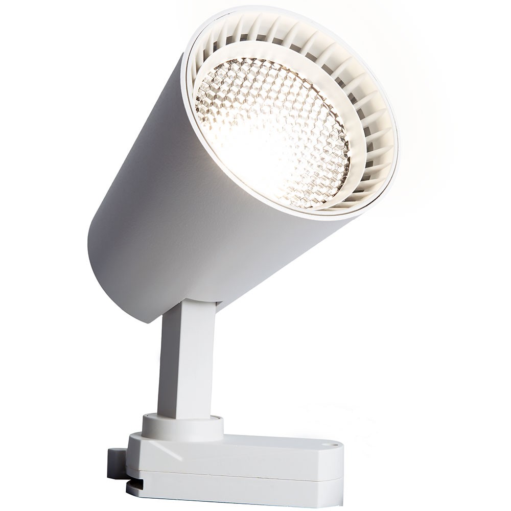 Трековые светодиодные светильники Светодиодный светильник Feron AL100 трековый на шинопровод 20W 4000K белый 41605