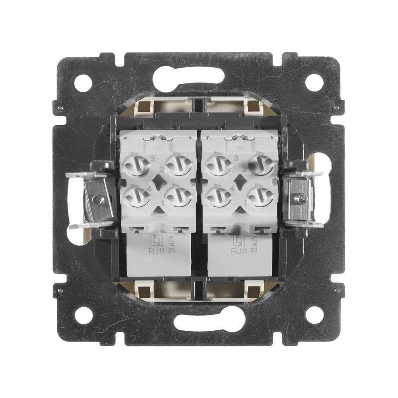 Legrand Valena Classic Кремовый Розетка телефонная Legrand Valena Крем 2-ая 774339