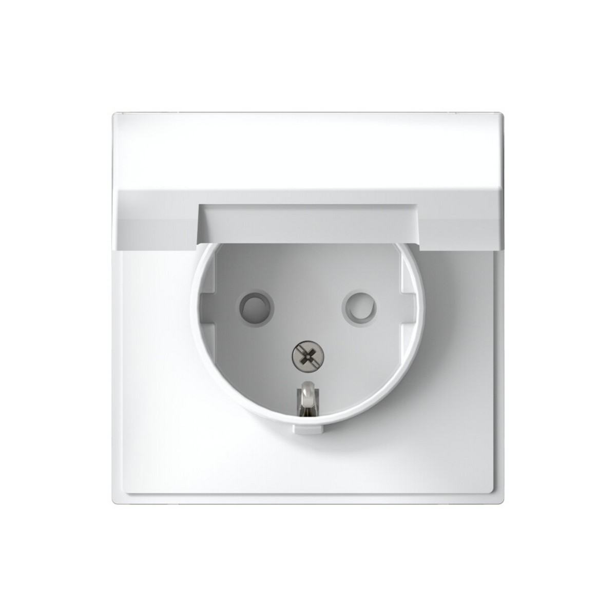 ArtGallery Белый Розетка Systeme Electric ArtGallery Белый с заземл. со шторк. с крышкой 16А IP20 GAL000146