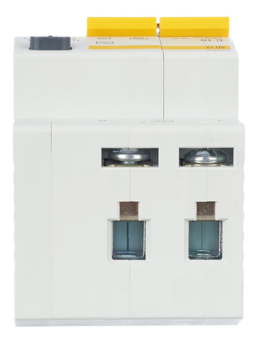 IEK Дифференциальный автоматический выключатель IEK KARAT АД12 2Р 16A 10мА MAD10-2-016-C-010 