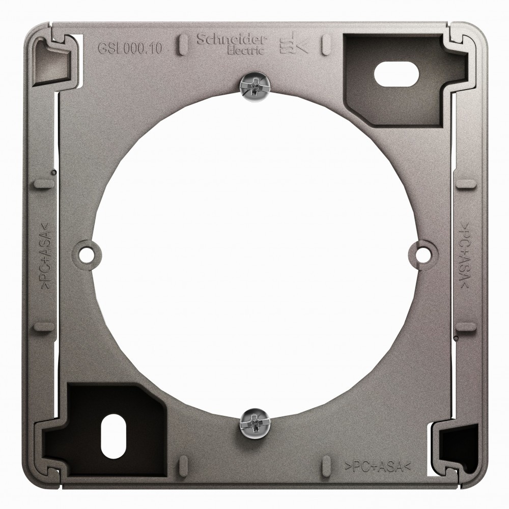 Glossa Платина Коробка для наружного монтажа Systeme Electric Glossa Платина GSL001200