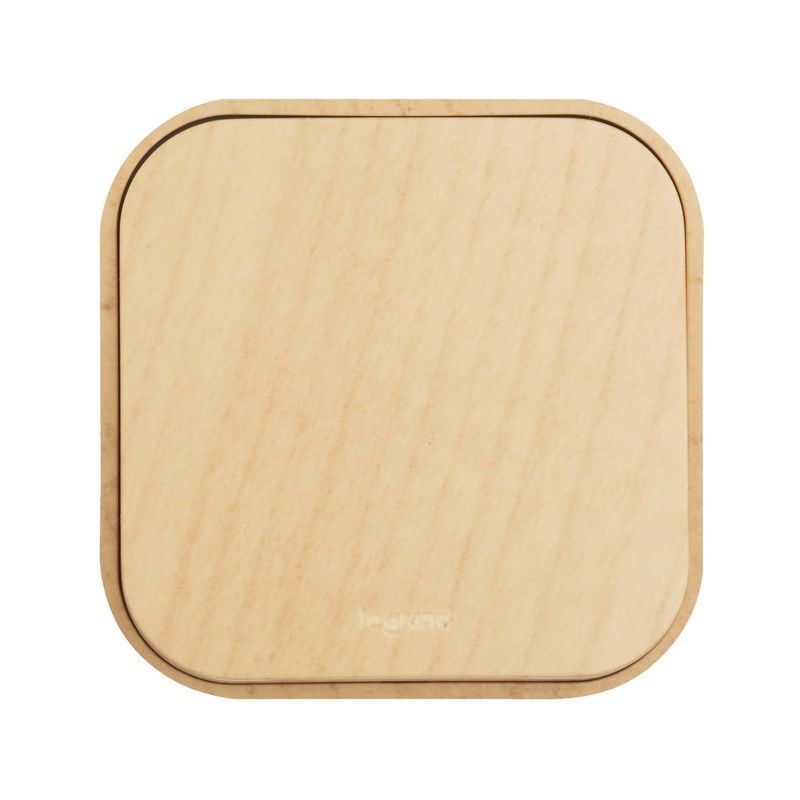 Накладные Розетки и выключатели Legrand Quteo Дерево Выключатель Legrand Quteo 10A 1-клавишный дерево  782260