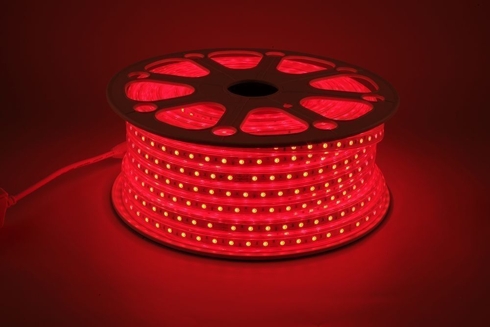 Светодиодная лента RGB Лента светодиодная Feron LS706 60SMD(5050)/м 11Вт/м 220V IP65 RGB 50 метров (цена за метр) 32718 