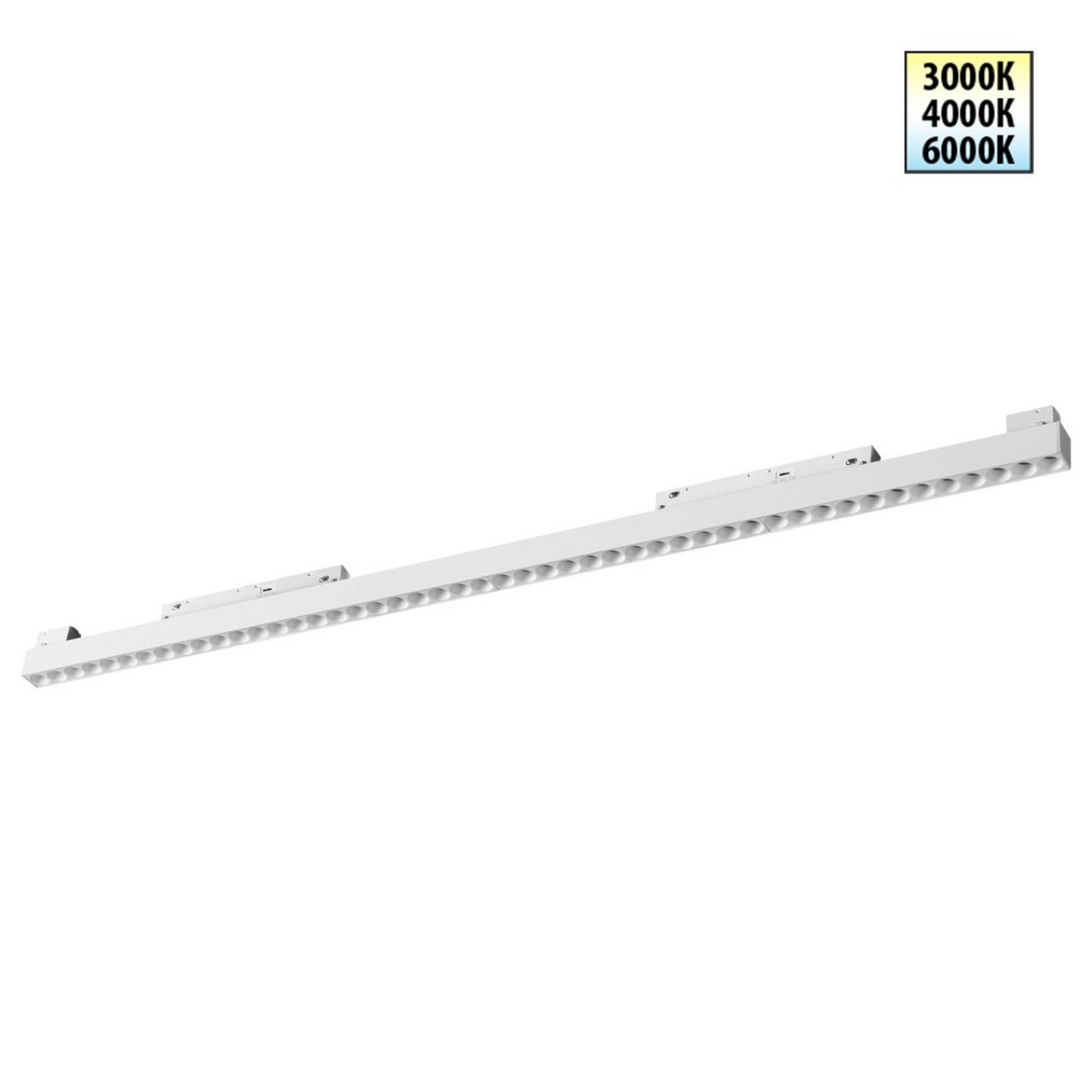 Трековые светодиодные светильники Трековый светильник для низков. шинопровода с переключателем цветовой темперетуры NOVOTECH 359626 FLUM