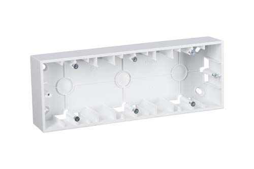 Розетки и выключатели Simon 15 Белый Коробка наружного монтажа Simon 15 Белая 3-ая 1590753-030