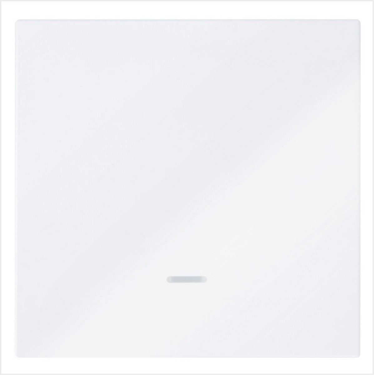 JASMART FD - розетки и выключатели Выключатель одноклавишный JASMART FD со светодиодом белый глянцевый 3011NW