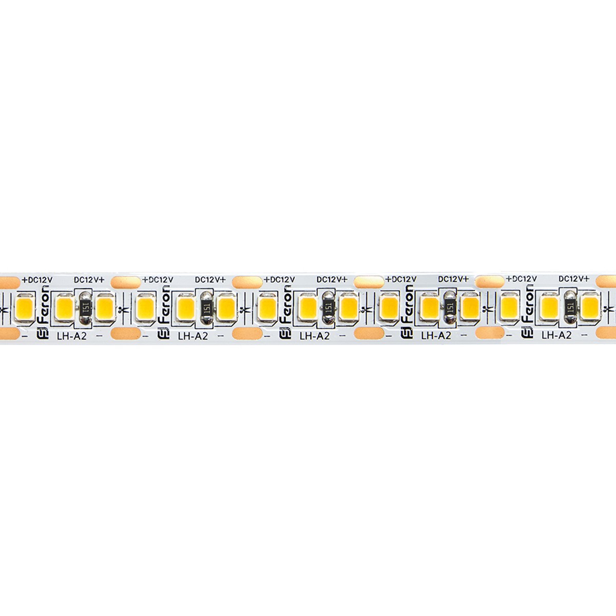 Светодиодная лента белая нейтральная Лента светодиодная Feron LS616 180SMD(2835)/м 17Вт/м 12V 4000К IP20 5 метров 41530 
