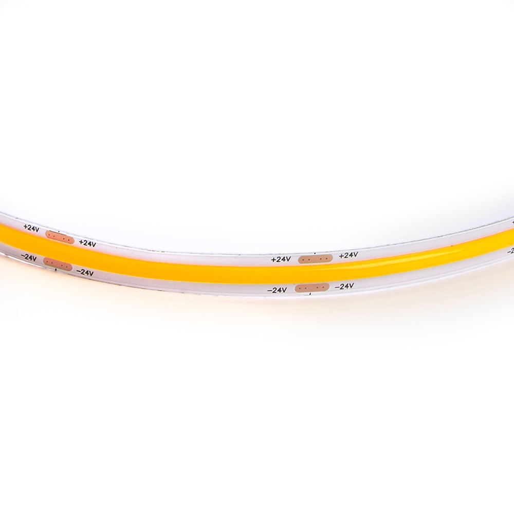 Светодиодная лента белая теплая Лента светодиодная Feron LS530 COB 320SMD(2110)/м 8Вт/м 24V желтый IP20 5 метров 48269 