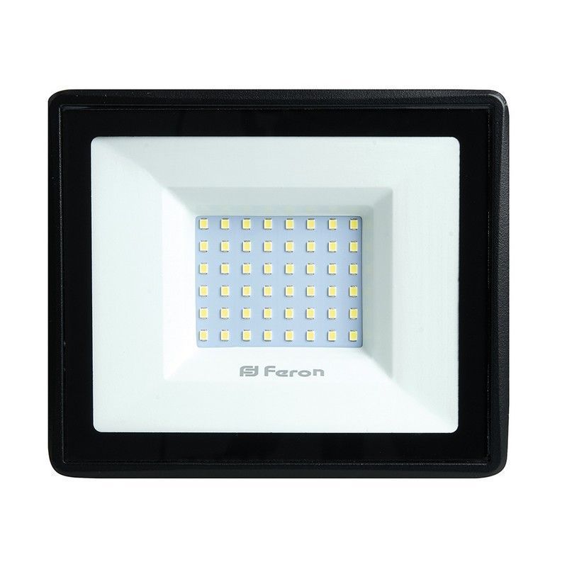 Прожекторы светодиодные Светодиодный прожектор Feron LL-931 IP65 70W Черный 6400K 41551 