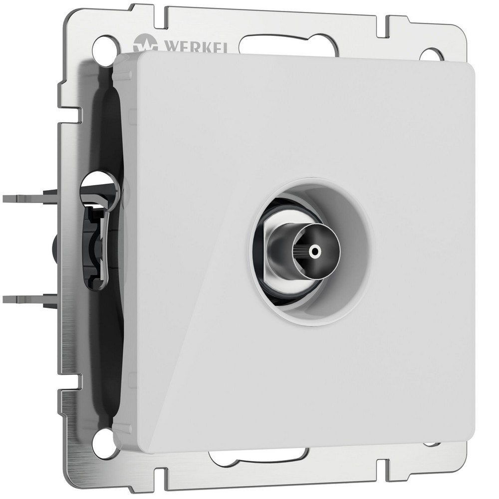 Werkel белый акрил ТВ-Розетка Werkel оконечная (белый акрил) W11830410