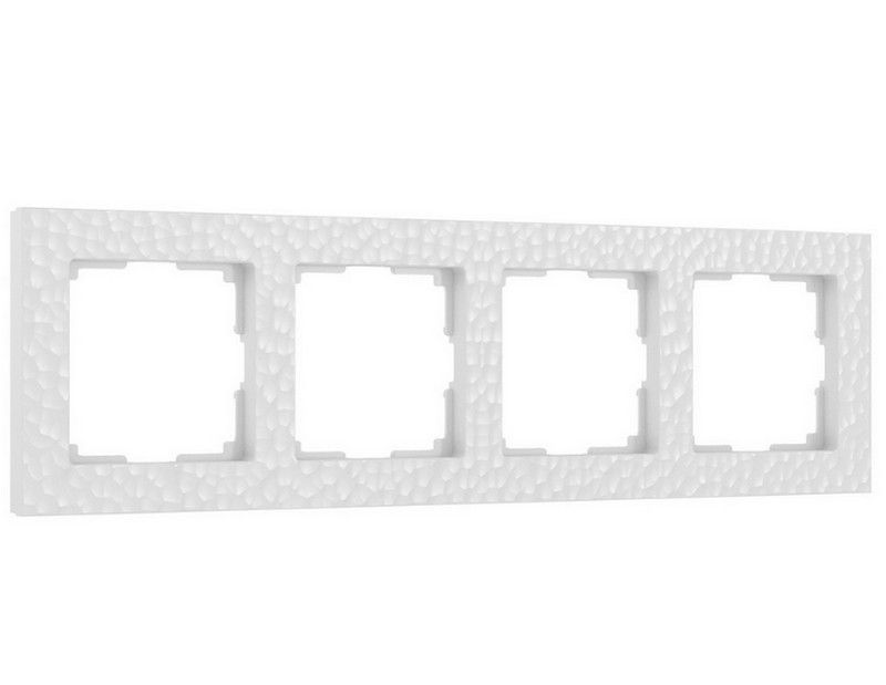 Рамки Werkel Hammer Рамка Werkel на 4 поста Hammer (белый) W0042401