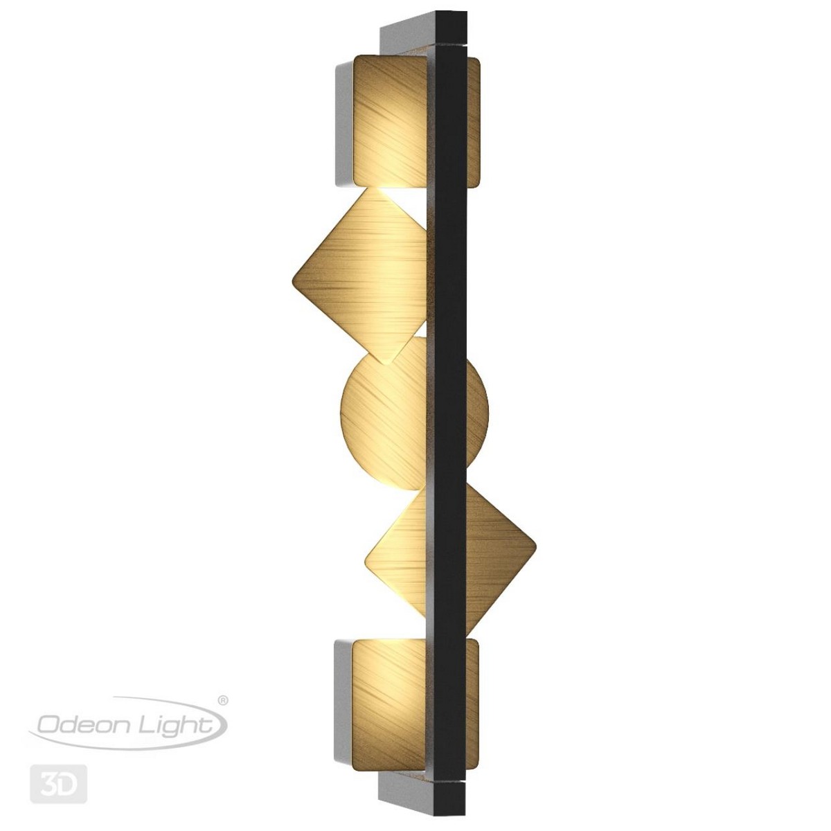 Накладные светодиодные светильники Настенный светильник ODEON LIGHT 6691/7WL GEOS 