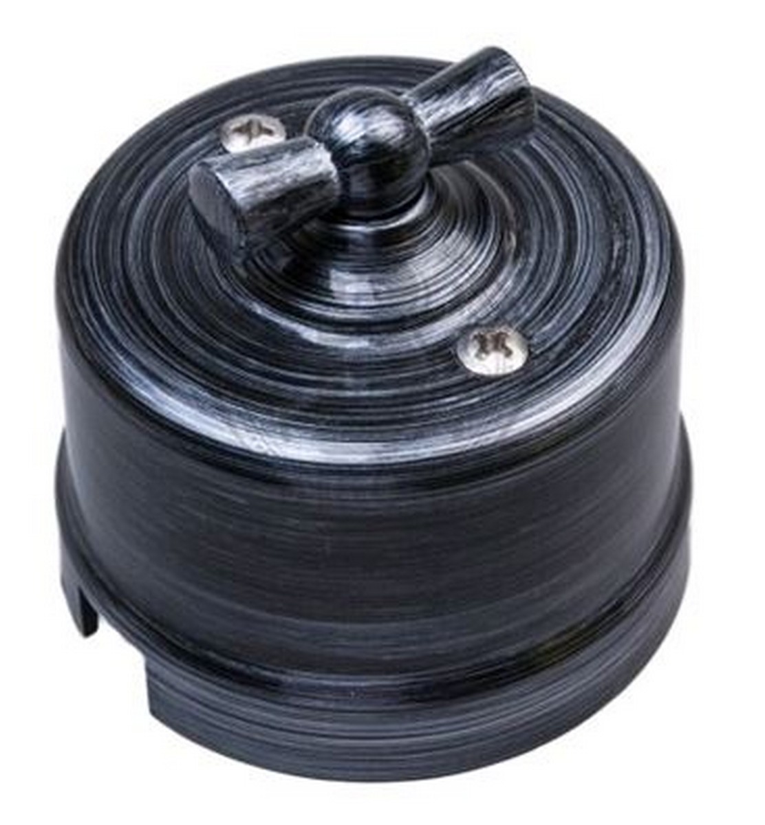 Bironi Лизетта - Ретро розетки и выключатели Выключатель проходной BIRONI Серебряный 1-кл B1-201-11