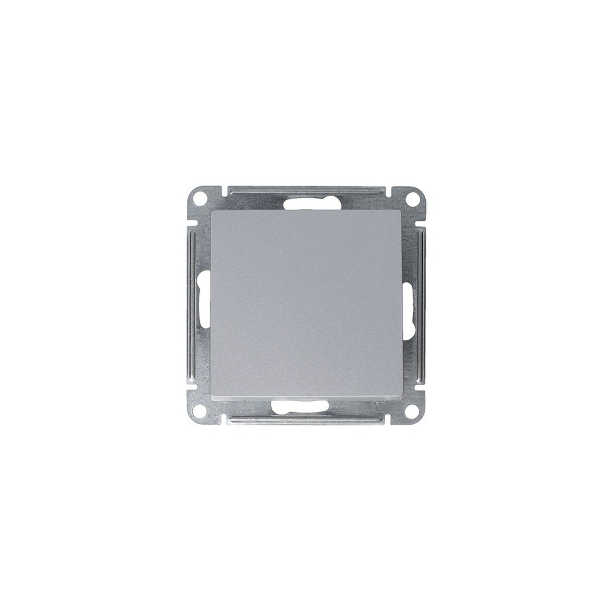 AtlasDesign Алюминий Переключатель 1-клавишный, Systeme Electric AtlasDesign Алюминий сх.6, ATN000361