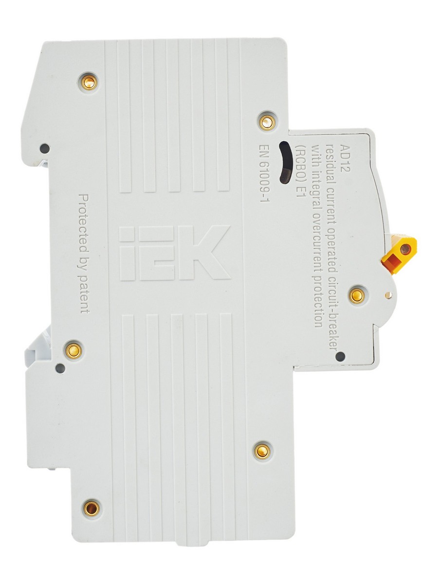 IEK Дифференциальный автоматический выключатель IEK KARAT АД12 2Р 6A 10мА MAD10-2-006-C-010 