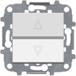 Механизмы ABB Zenit Белый Электронный выключатель жалюзи ABB ZENIT (белый)