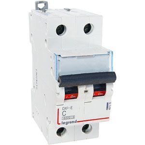 2 полюсные (двухполюсные) Автоматический выключатель Legrand DX3-E 2P 50А (С) 6000/6kA 407282