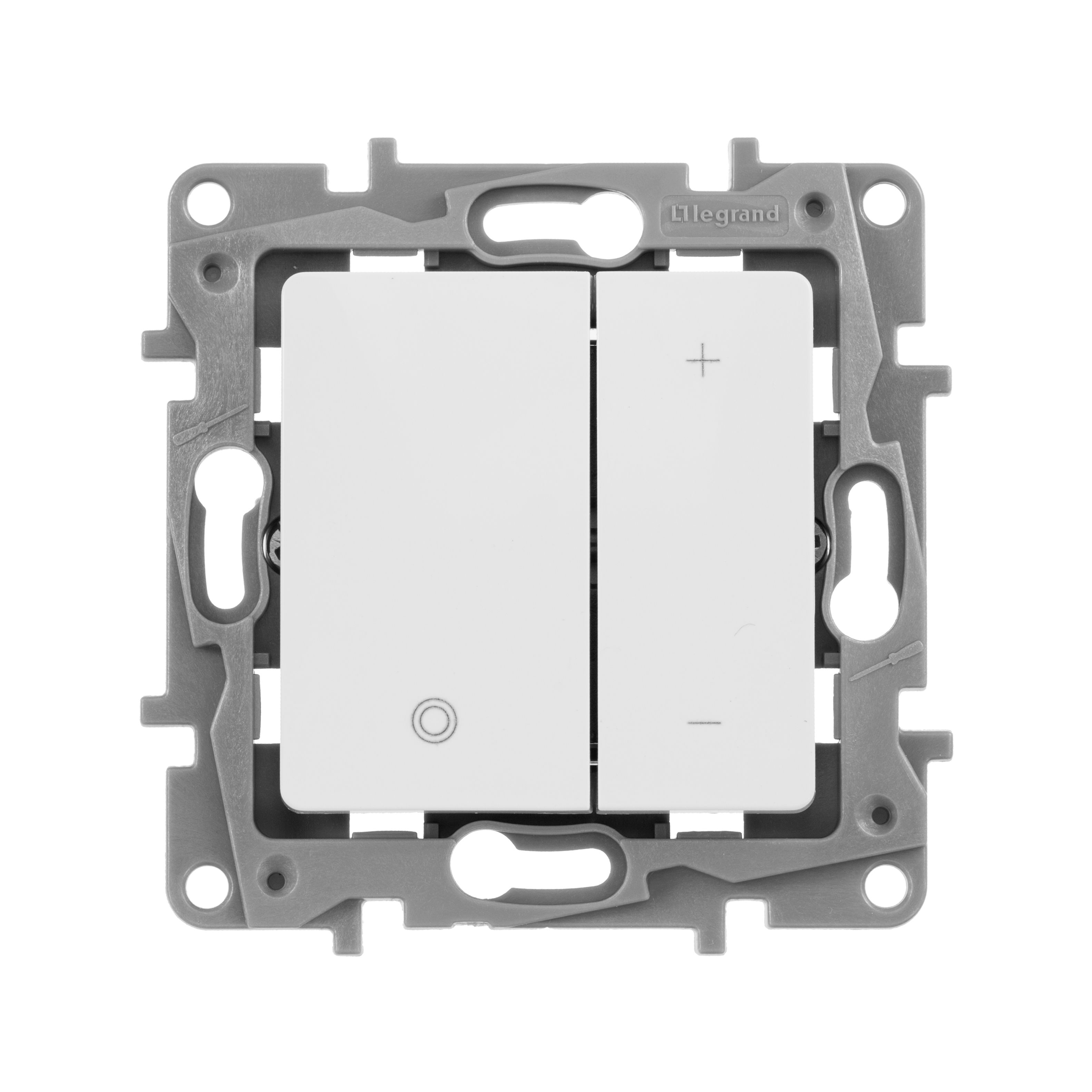 Legrand Etika Белый Светорегулятор Legrand Etika белый нажимной, 400Вт 672218