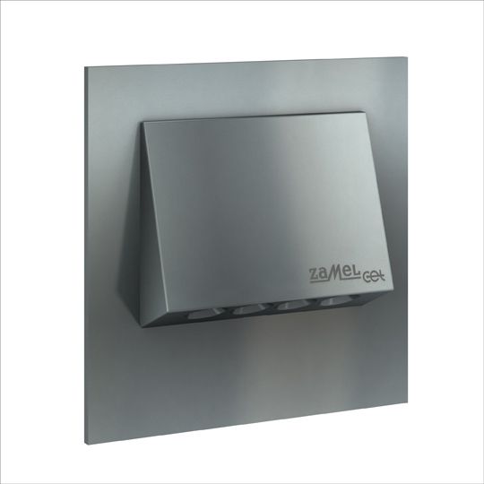 Встраиваемые светодиодные светильники Светильник для лестницы Zamel NAVI Графит/Тепл.бел. на стену 14V DC 11-111-32