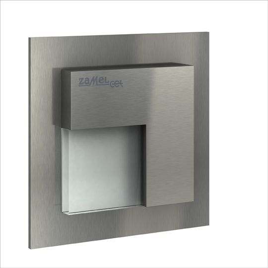 Встраиваемые светодиодные светильники Светильник для лестницы Zamel TIMO Сталь/Тепл.бел. 230V AC с встр. радиоприемником 07-224-22