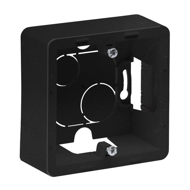 Legrand Inspiria Антрацит Коробка накладного монтажа Legrand INSPIRIA Антрацит 1 пост 673983