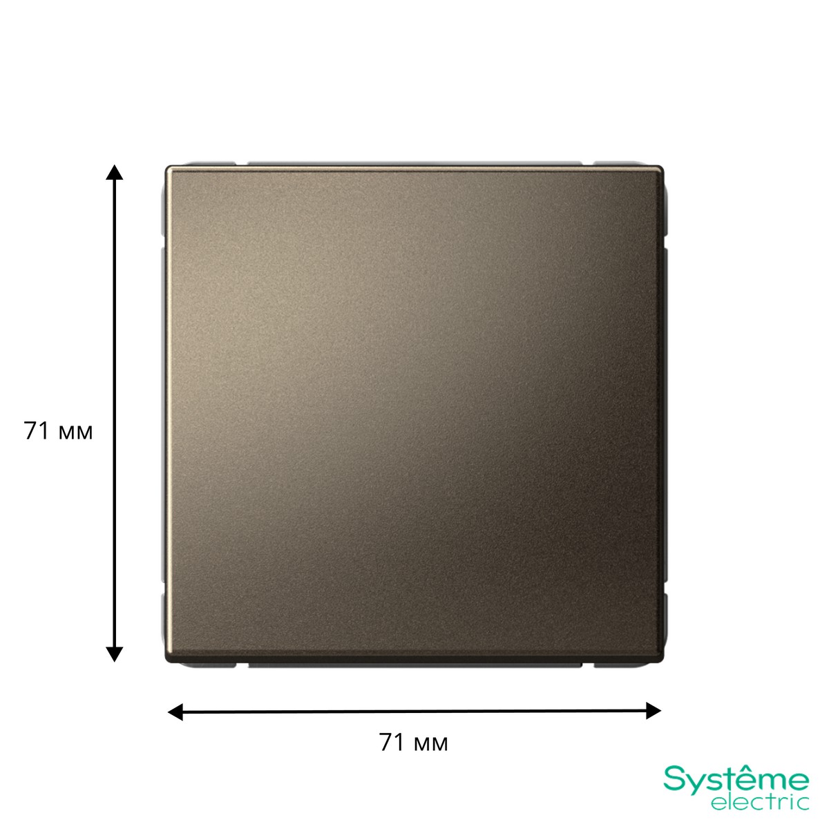 ArtGallery Мокко Переключатель Systeme Electric ArtGallery Мокко перекрестный   GAL000671