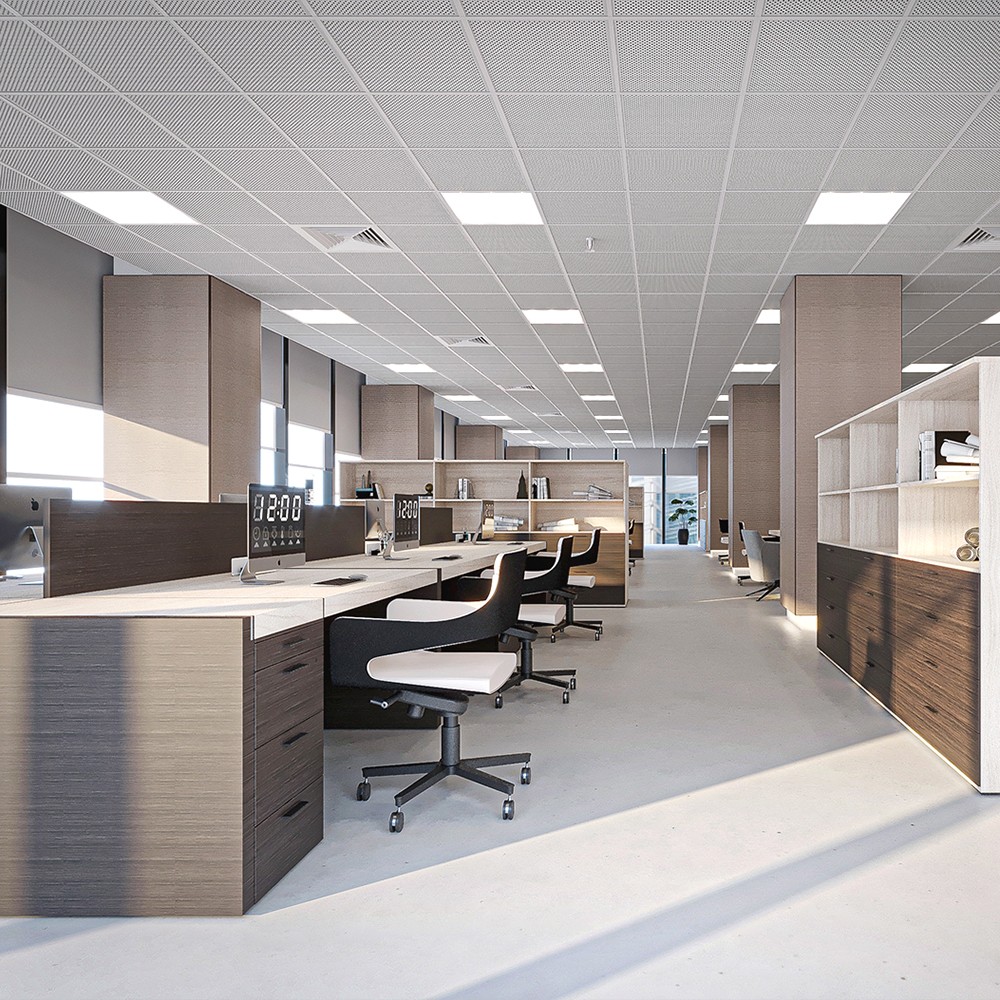 Светодиодные светильники армстронг 600*600 Универсальная светодиодная панель Feron MASTER ДВО 36W-4000К-595х595х40-опал IP40 KZS 48782 