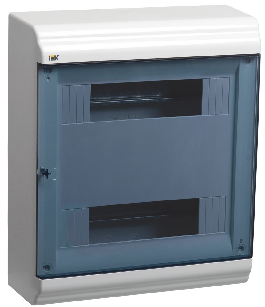 Пластиковые боксы и щиты IEK Корпус пластиковый IEK PRIME навесной ЩРН-П-24 белый IP41 MKP82-N-24-41-10