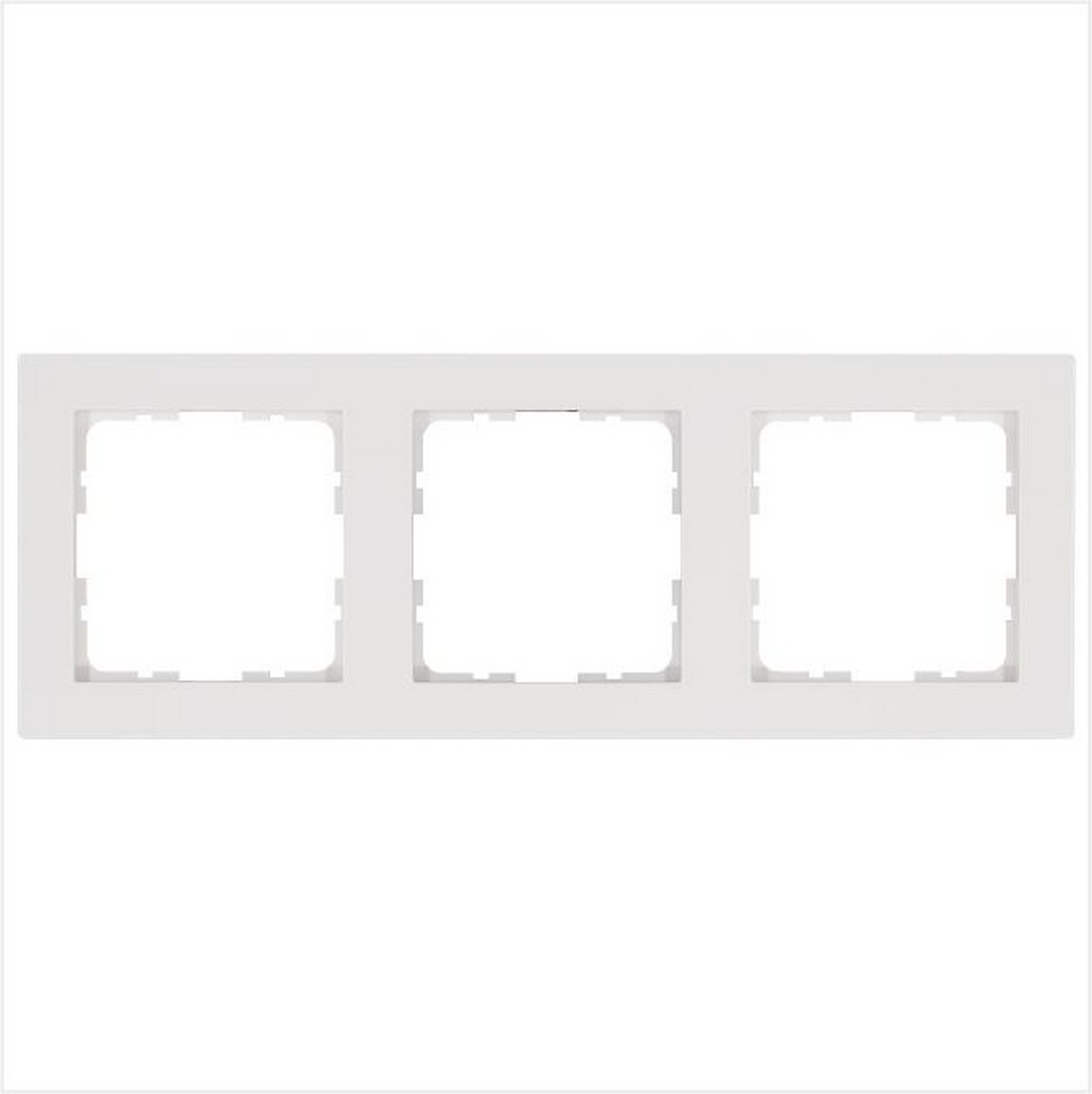 JASMART G - розетки и выключатели Рамка JASMART G-Classic 3-постовая белый глянцевый G1003W