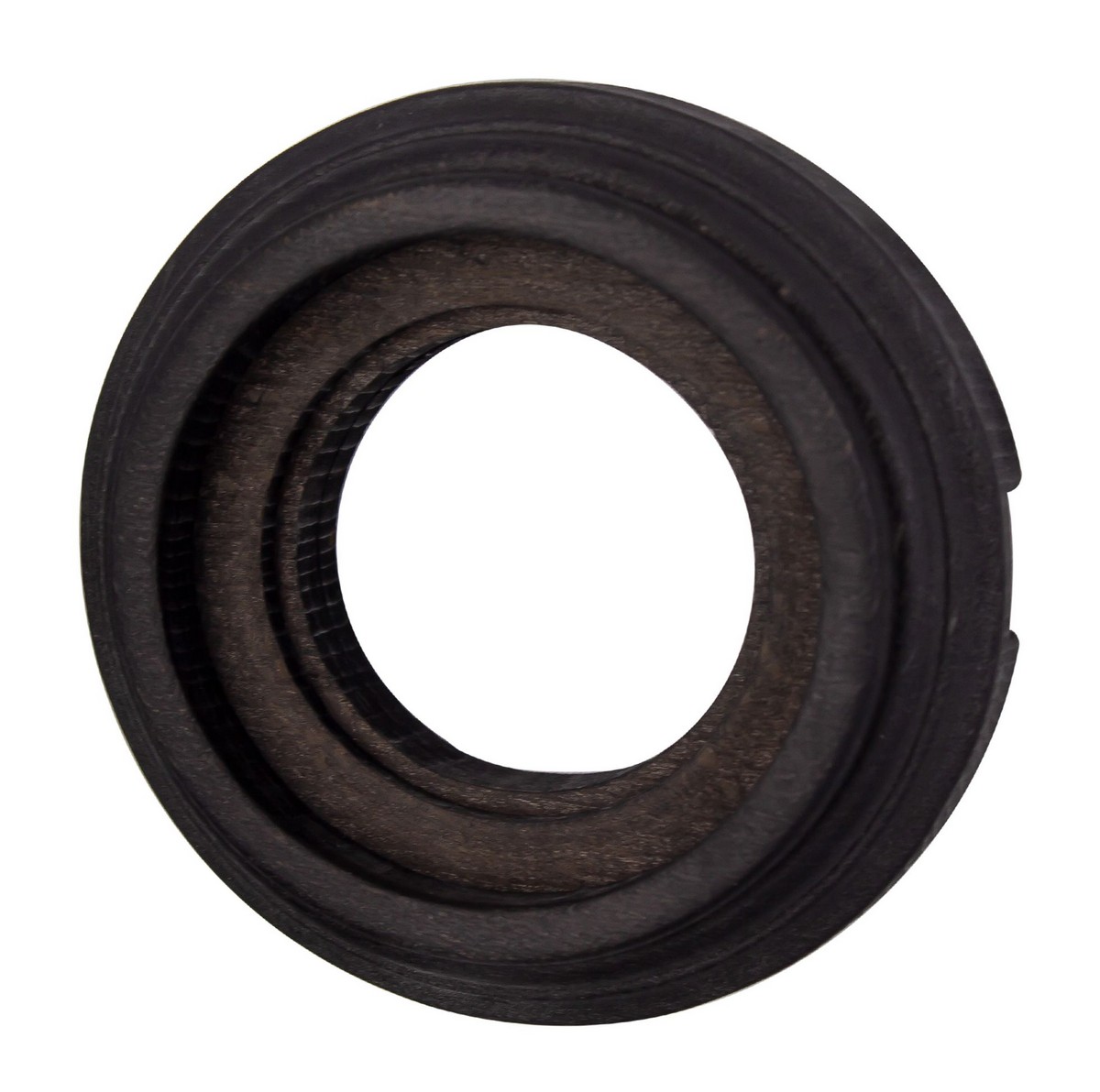 Bironi Лизетта - Ретро розетки и выключатели Рамка BIRONI Лизетта Бук Угольно-черный 1-ая на бревно 200мм BFC22-610-119