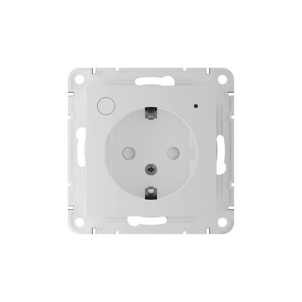 AtlasDesign Белый Розетка SBER SE AtlasDesign Smart Белый с заземл., со шт., Zigbee ATN000145Z