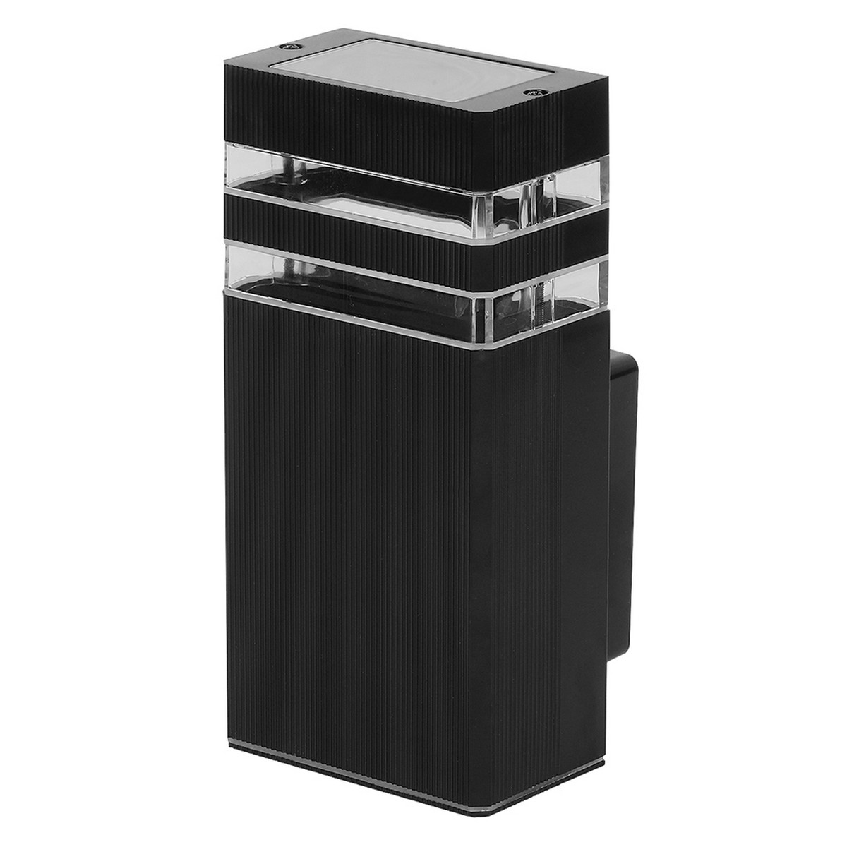 Уличные настенные светильники Светильник садово-парковый Feron.ONE DH0806-P на стену вверх GU10 черный пластик 51538