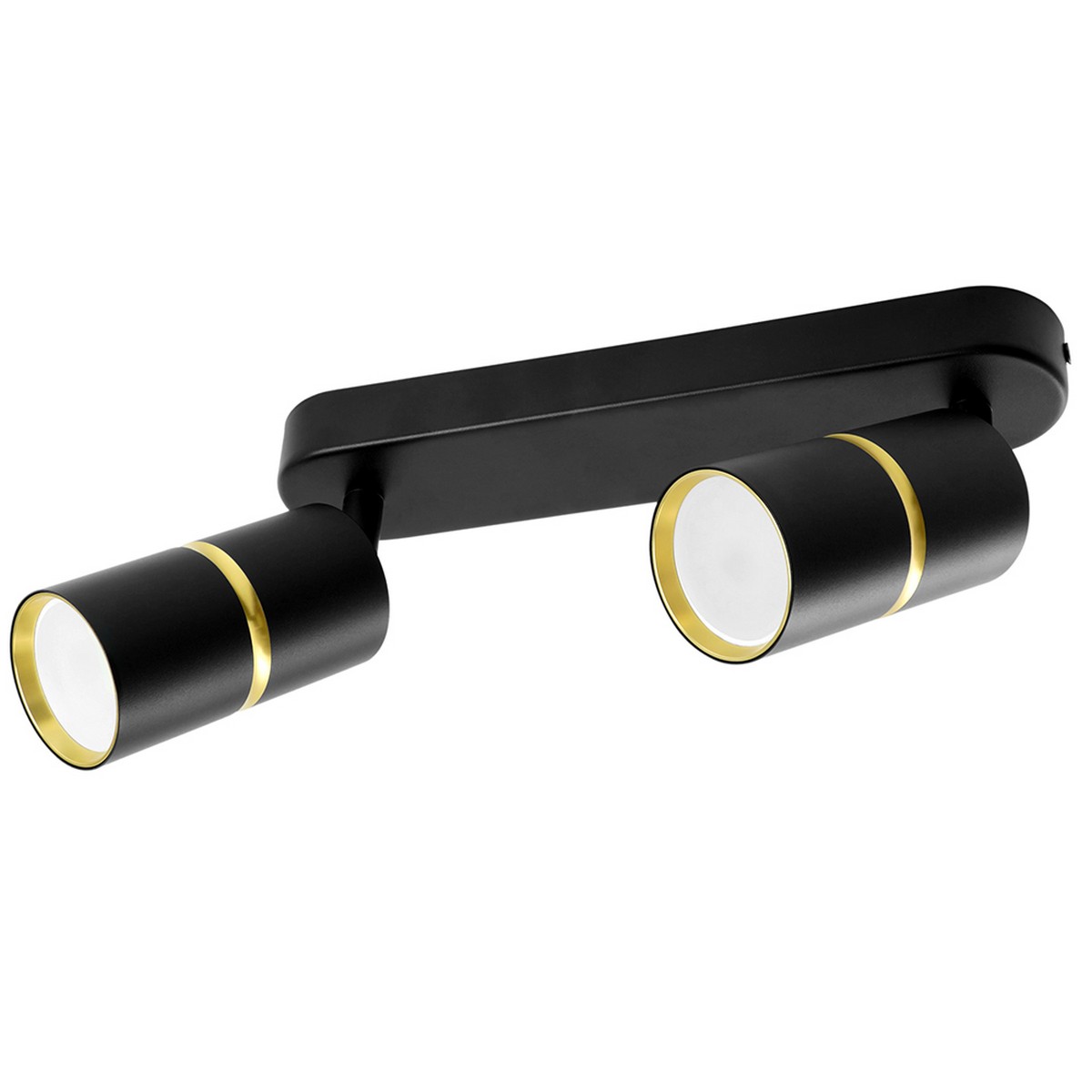 Светильники споты светодиодные Светильник спот Feron ML1862 ZEN настенно-потолочный GU10 чёрный золото 48643 