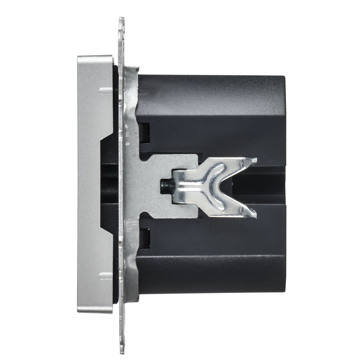 IEK Brite Алюминий Розетка USB IEK BRITE C 65Вт высокоскор. зар. РЮ12-1-БрА алюминий