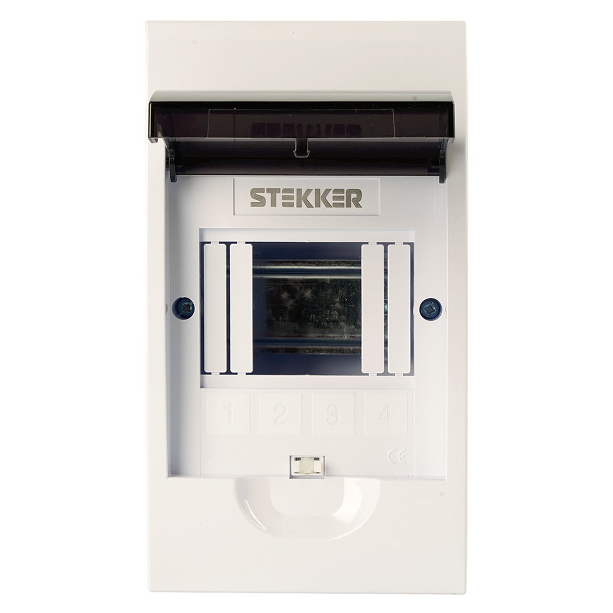 Пластиковые боксы и щиты Stekker Бокс встраиваемый STEKKER EBX50-5/04-50 4 модуля пластик ArcaLight 50518