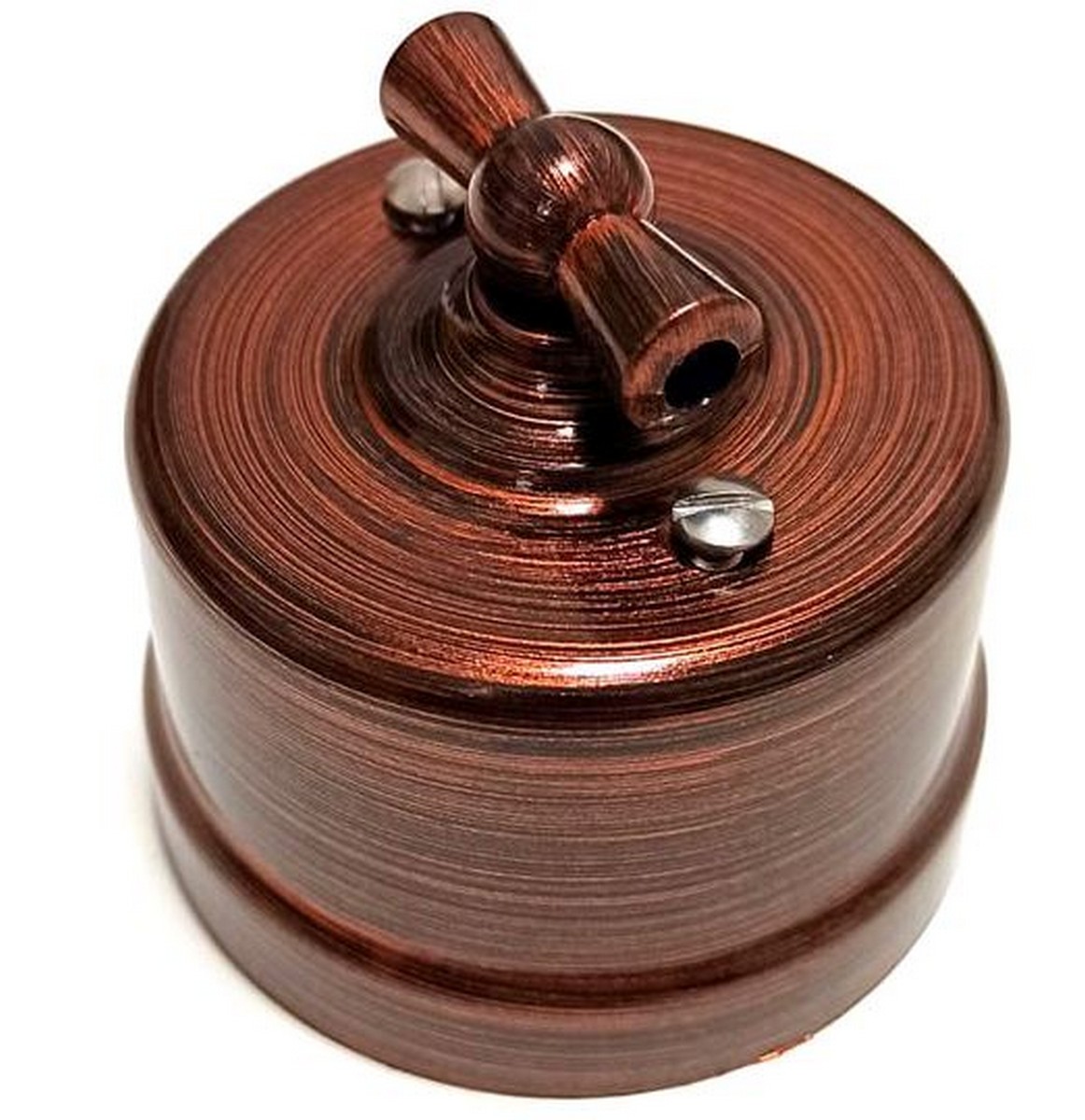 Bironi Лизетта - Ретро розетки и выключатели Выключатель проходной BIRONI Медный век 1-кл B1-201-16