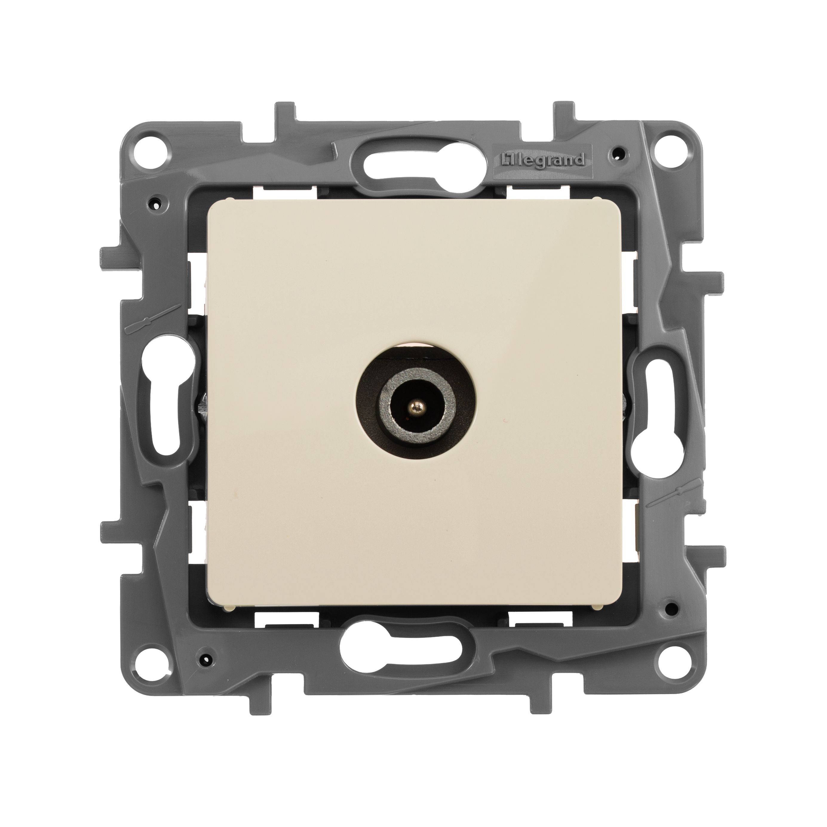 Legrand Etika Слоновая кость Розетка TV Legrand Etika слоновая кость проходная, 15дБ 672363