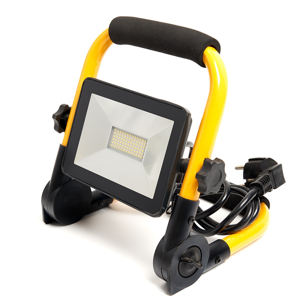 Прожекторы светодиодные Светодиодный прожектор Feron LL-513 переносной 50W 6400K IP65 29747