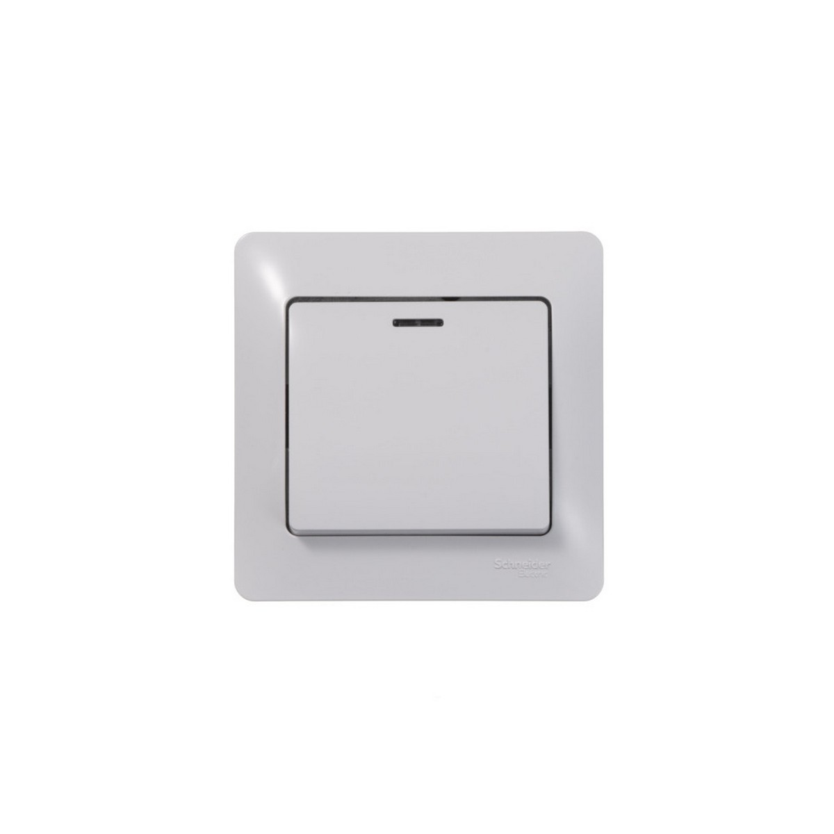 Glossa Белый Переключатель Systeme Electric Glossa Белый 1-клавишный с подсветкой, сх.6а GSL000163