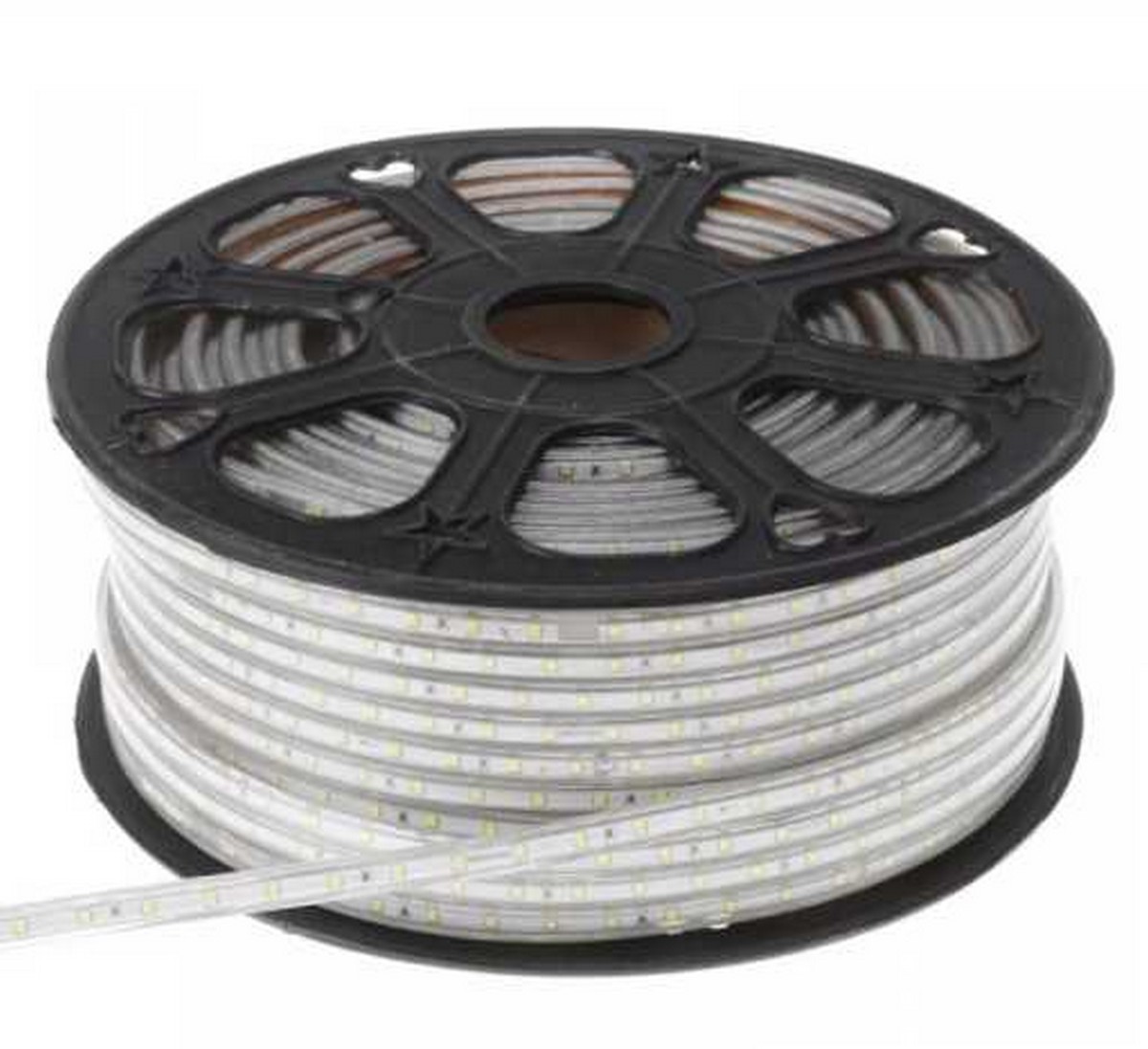 Светодиодная лента зеленая Лента светодиодная LEEK 5050-60 14,4Вт зеленый IP67 220В цена за 1 метр (кратно 50м) LE010630-008